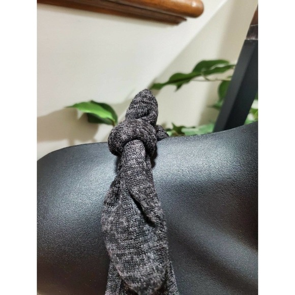 C Women's Solid Gray Polyester Round Neck Sleeveless Casual Jumsuits Size Small - Picture 7 of 16